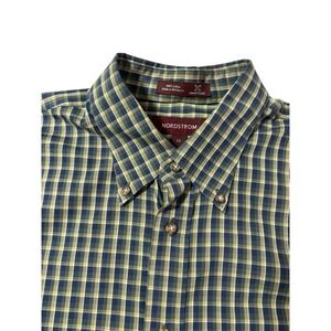 NORDSTROM - Smart Care Men's Long Sleeve Shirt - 100% Cotton Size LL Large long